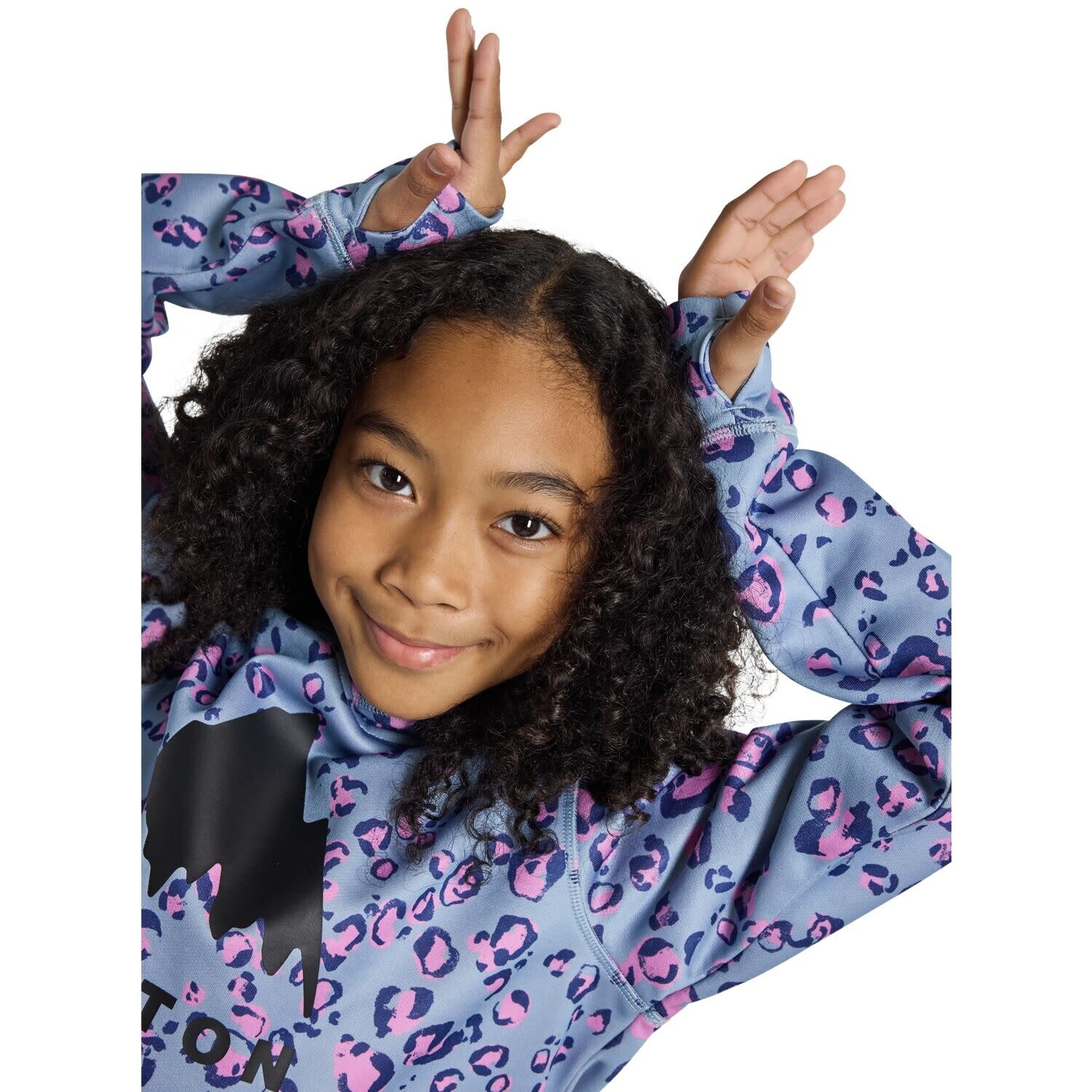 BURTON Kids Oak Pullover Cheetah Edge of the World Fernie BC