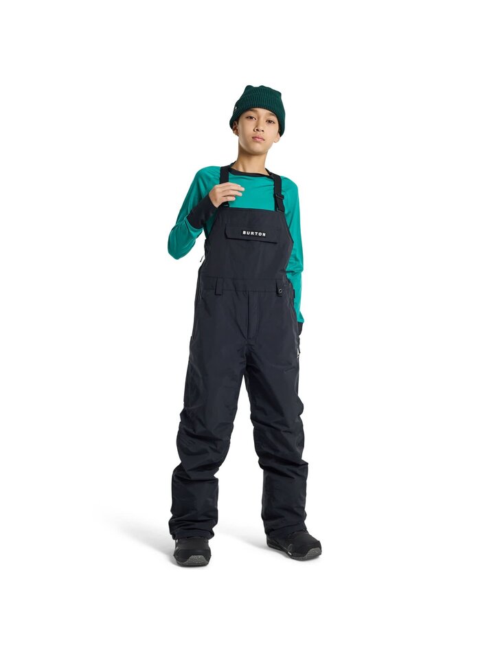 Burton キッズ スカイラー2L ビブパンツ M True Black BURTON Kids' Skylar 2L Bib Pants True Black - Edge of the World