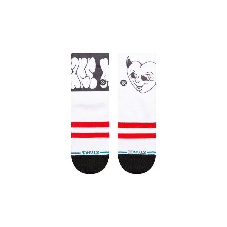 STANCE STANCE Spare Me Quarter Socks White
