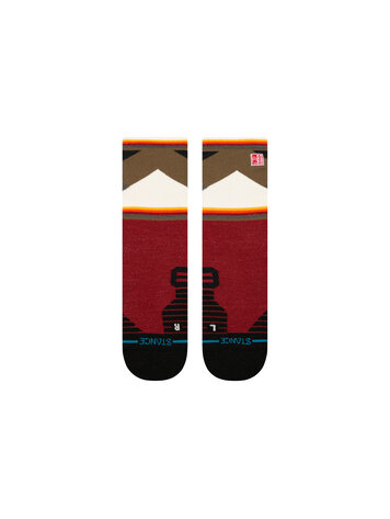 STANCE STANCE X Jimmy Chin Mid Wool Crew Socks Red
