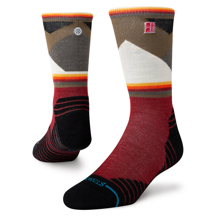 STANCE STANCE X Jimmy Chin Mid Wool Crew Socks Red
