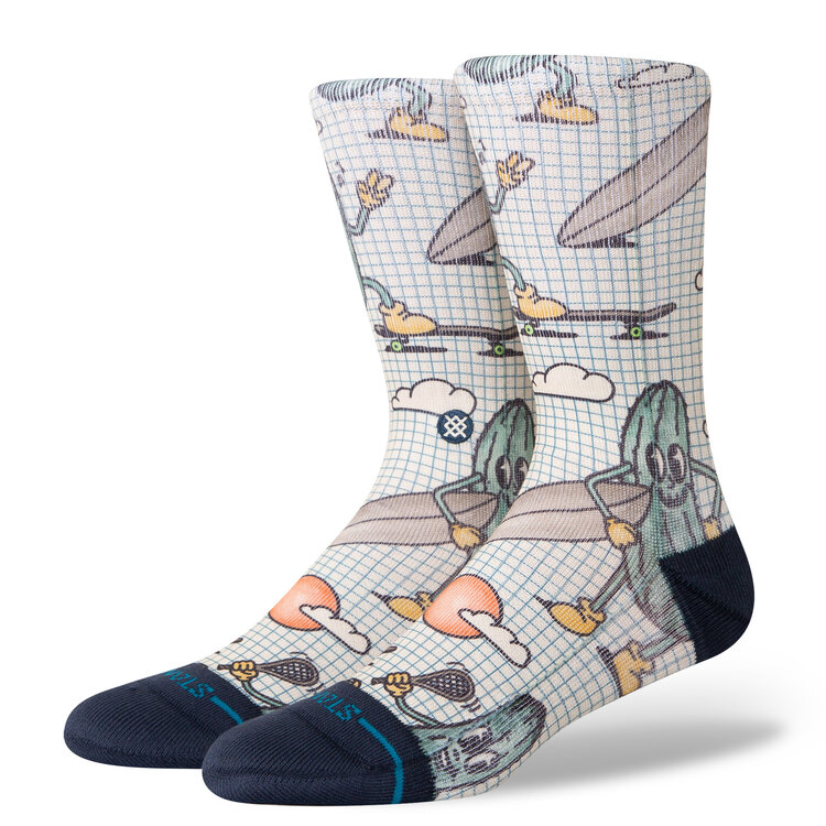 STANCE STANCE Feeling Pickled Crew Socks Cream