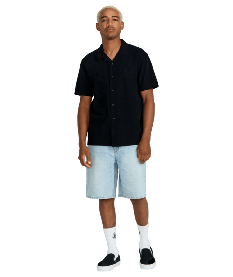 VOLCOM VOLCOM Fa Seth Conboy Woven Short Sleeve Black
