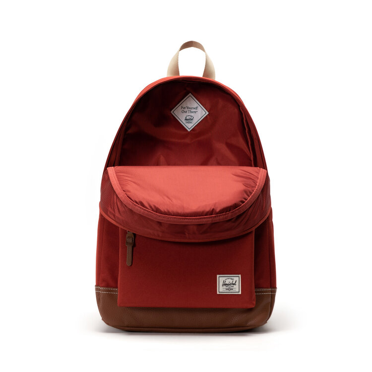 HERSCHEL HERSCHEL Herschel Heritage Backpack Red Ochre/Tan/White Stitch