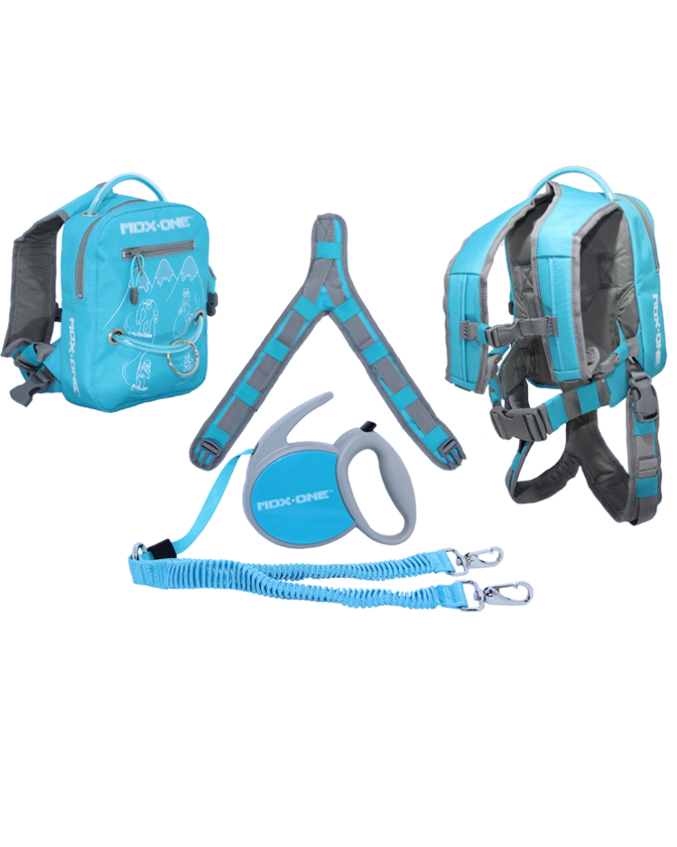 BOX 46 MDXONE THE ONE Snowboard/Ski Backpack with retractable rope - Aqua