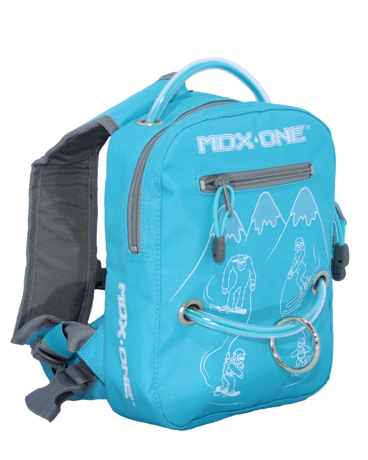 BOX 46 MDXONE THE ONE Snowboard/Ski Backpack with retractable rope - Aqua