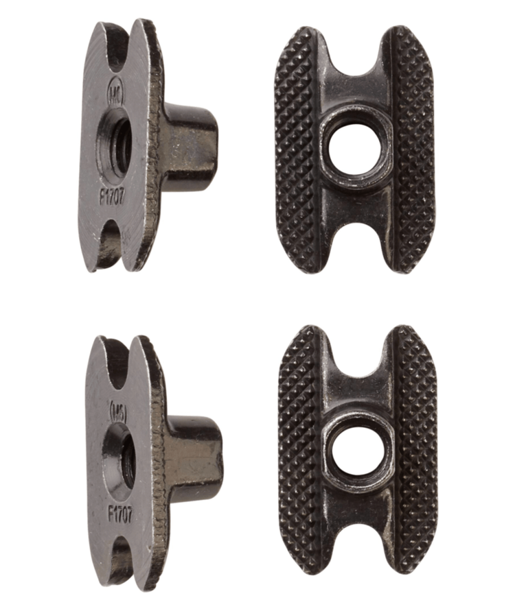 BURTON BURTON M6 Channel Inserts (4 Pack) Black