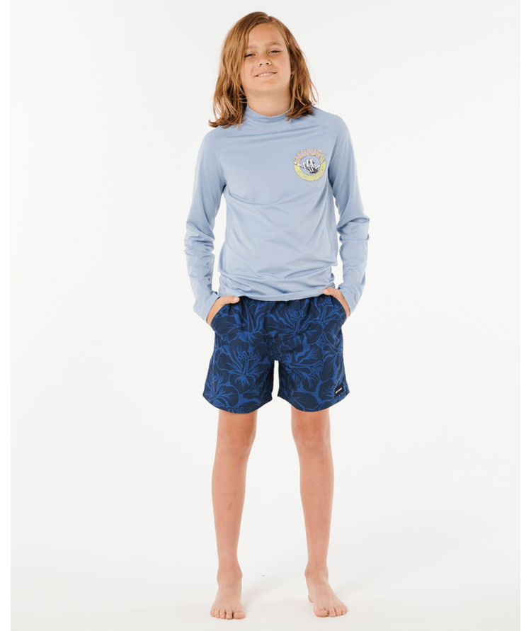 RIP CURL RIP CURL Shred Shakka Upf Long Sleeve Boy Ice Blue
