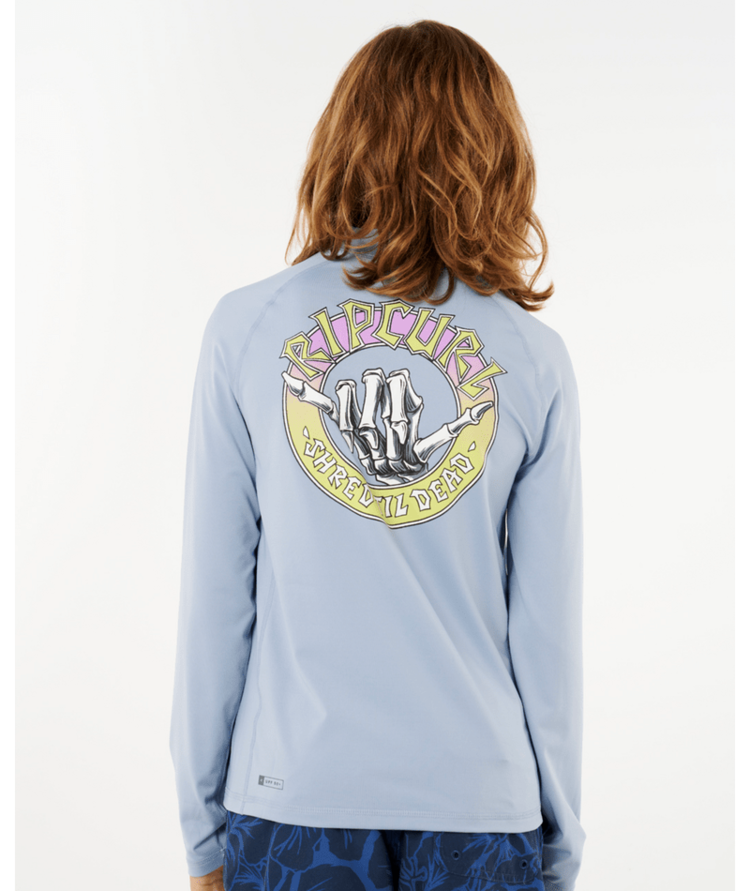 RIP CURL RIP CURL Shred Shakka Upf Long Sleeve Boy Ice Blue
