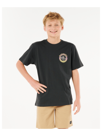 RIP CURL RIP CURL Shred Til Tee Boy Washed Black