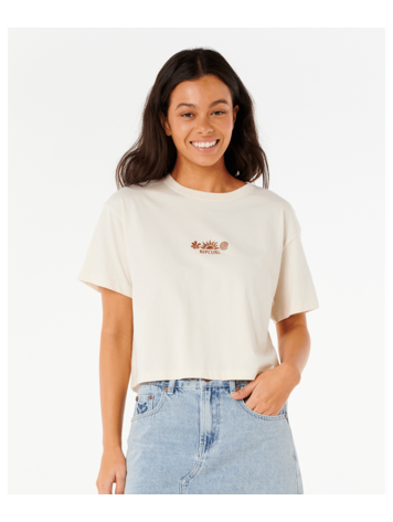 RIP CURL RIP CURL Tokens Crop Tee Bone