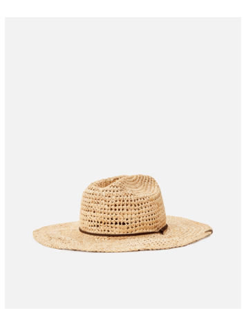 RIP CURL RIP CURL Crushable Straw Cowgirl Hat Natural