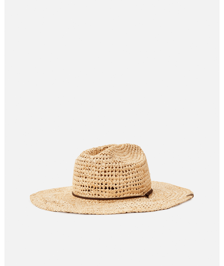 RIP CURL RIP CURL Crushable Straw Cowgirl Hat Natural