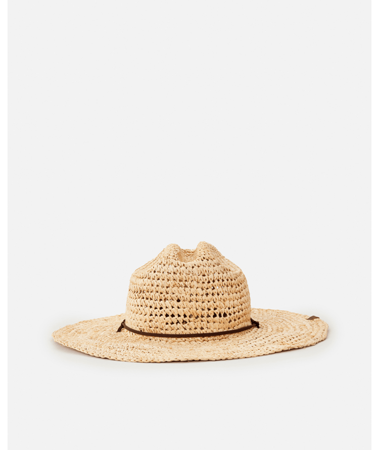 RIP CURL RIP CURL Crushable Straw Cowgirl Hat Natural