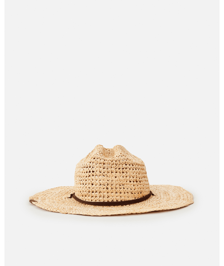 RIP CURL RIP CURL Crushable Straw Cowgirl Hat Natural