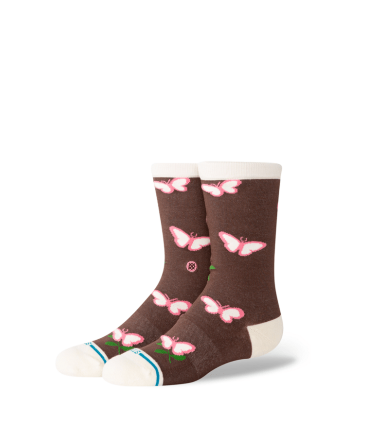 STANCE STANCE Kids Meadows Crew Brown