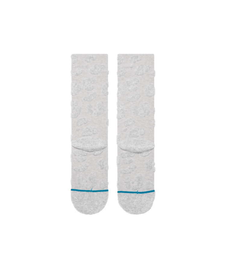 STANCE STANCE Womens Terry Cheetah Crew Heather Grey