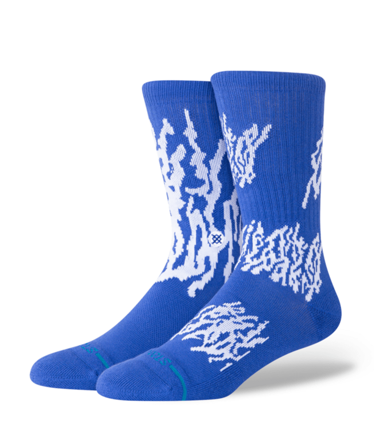STANCE STANCE Glacier Crew Cobalt Blue