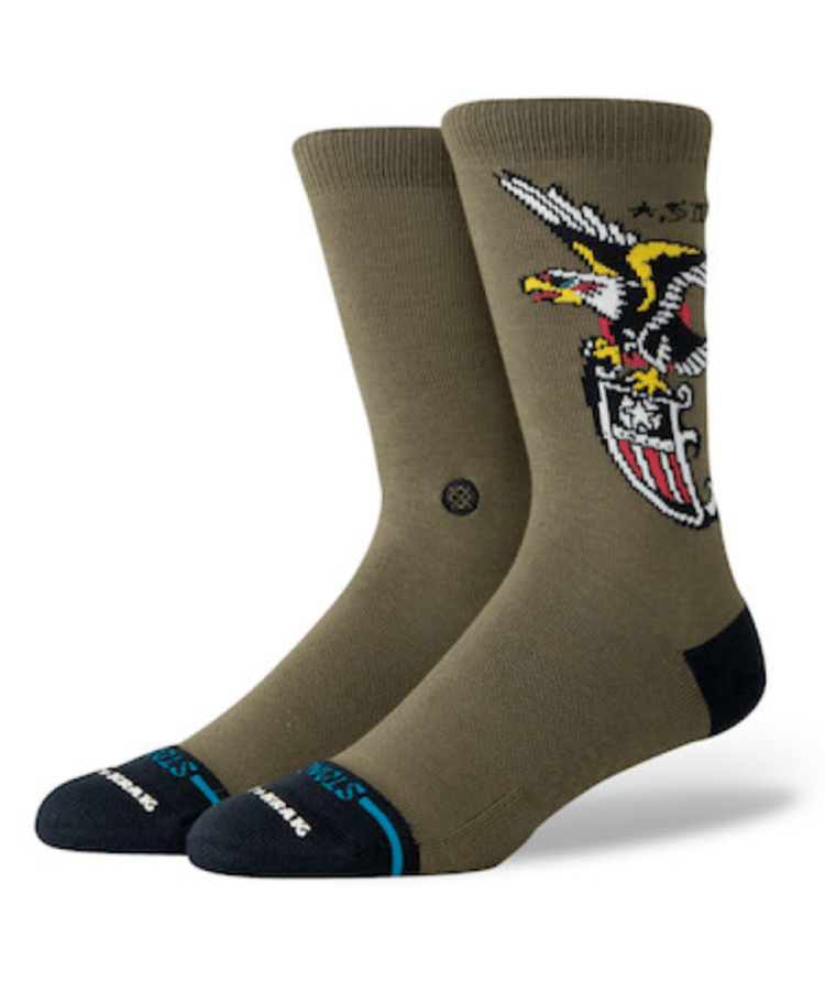 STANCE STANCE The Eagle Crew Military Green