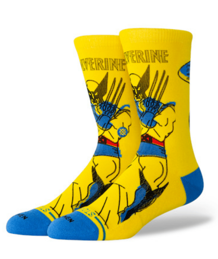 STANCE STANCE Marvel Wolverine Crew Yellow