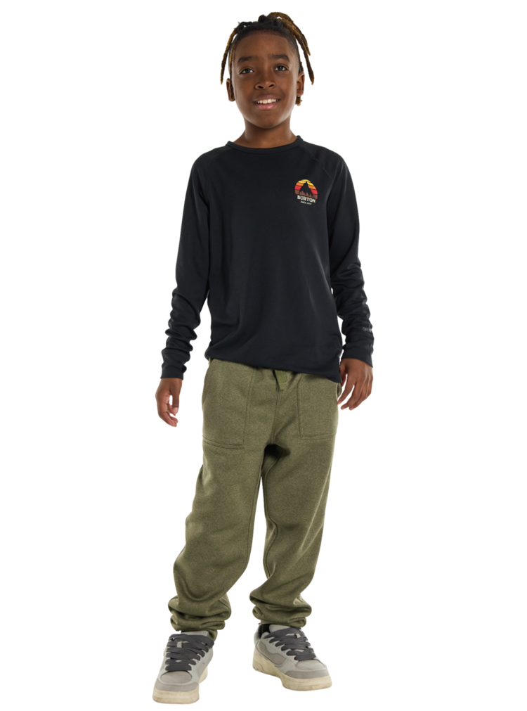 BURTON BURTON Kids' Oak Fleece Pants Forest Moss Heather