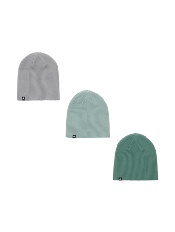 BURTON BURTON Kids' Recycled Dnd Beanie (3 Pack) Soft Sage/Light Teal/Silver Sconce