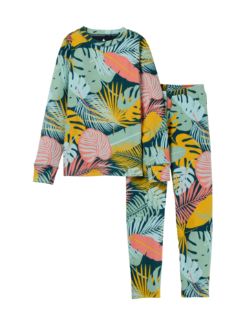 BURTON BURTON Kids' Fleece Base Layer Set Oversized Tropical