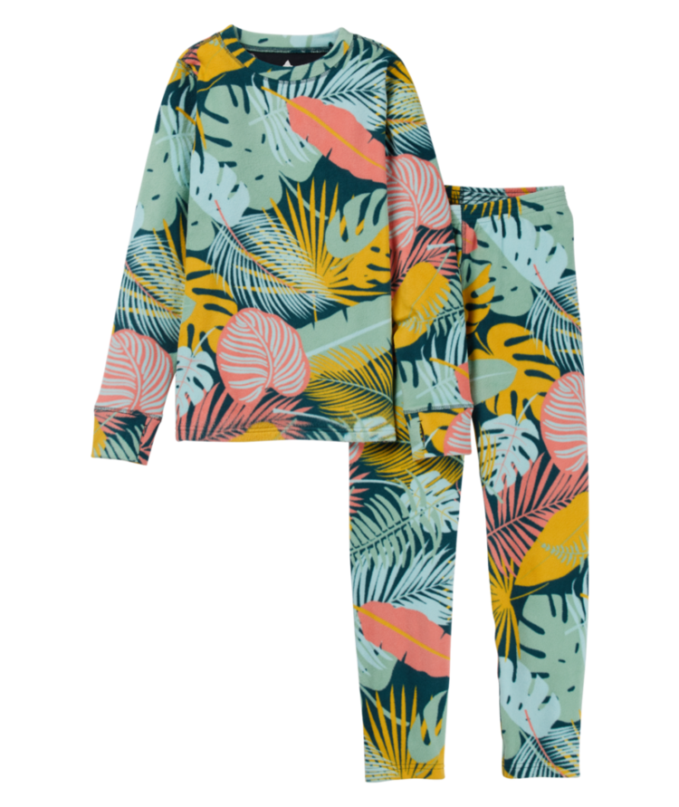 BURTON BURTON Kids' Fleece Base Layer Set Oversized Tropical