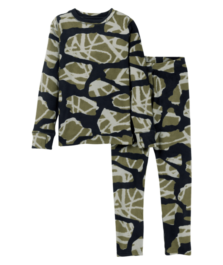 BURTON BURTON Kids' Fleece Base Layer Set Forest City Streets