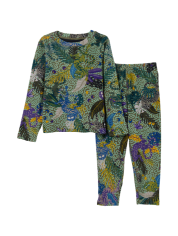 BURTON BURTON Toddlers' Fleece Base Layer Set Jungle Cats