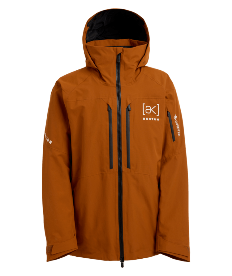 BURTON BURTON Men's [AK] Swash Goreâ€‘Tex 2L Jacket Chestnut Brown