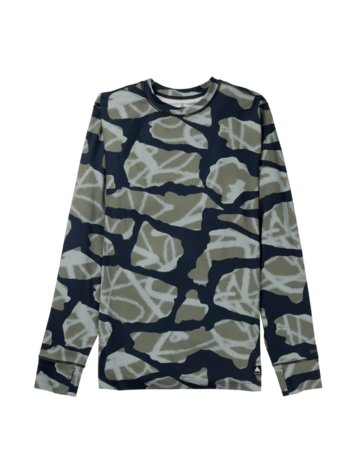 BURTON BURTON Men's Midweight Base Layer Crewneck Graffiti Camo