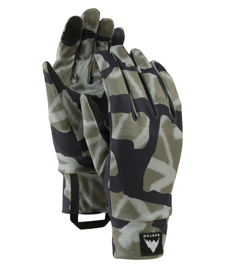 BURTON BURTON Touchscreen Glove Liners Graffiti Camo