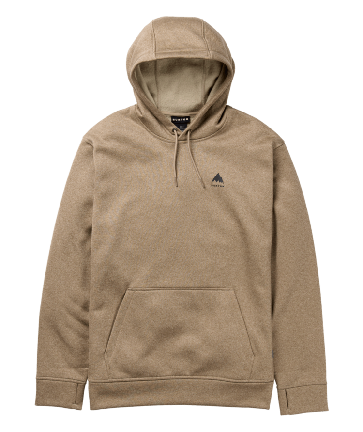 BURTON BURTON Men's Oak Pullover Hoodie Summit Taupe Heather