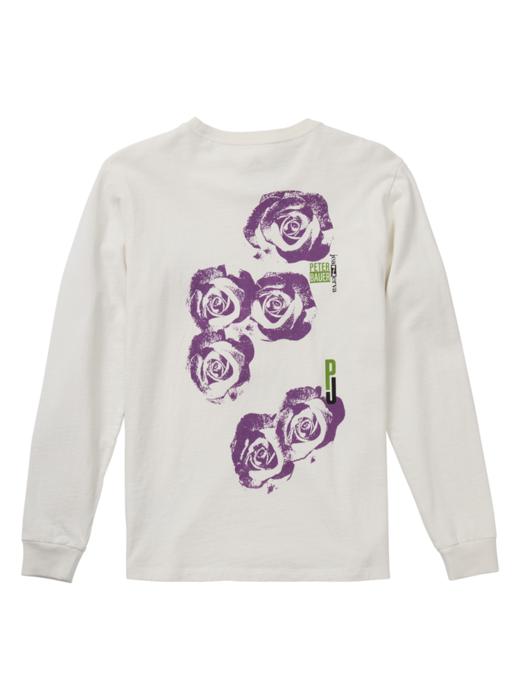 BURTON BURTON Heavyweight Pj Artist Long Sleeve Shirt Stout White