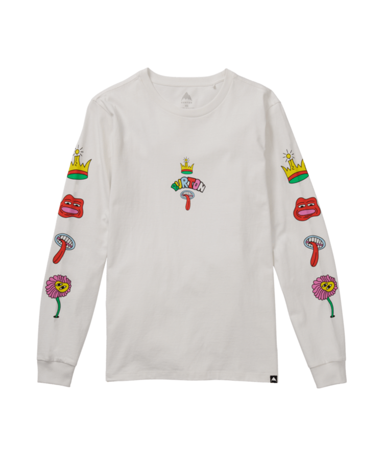 BURTON BURTON Counterbalance 26 Long Sleeve T-Shirt Stout White