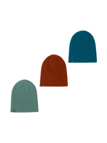 BURTON BURTON Recycled Dnd Beanie (3 Pack) Chestnut Brown/Blue Teal/Soft Sage