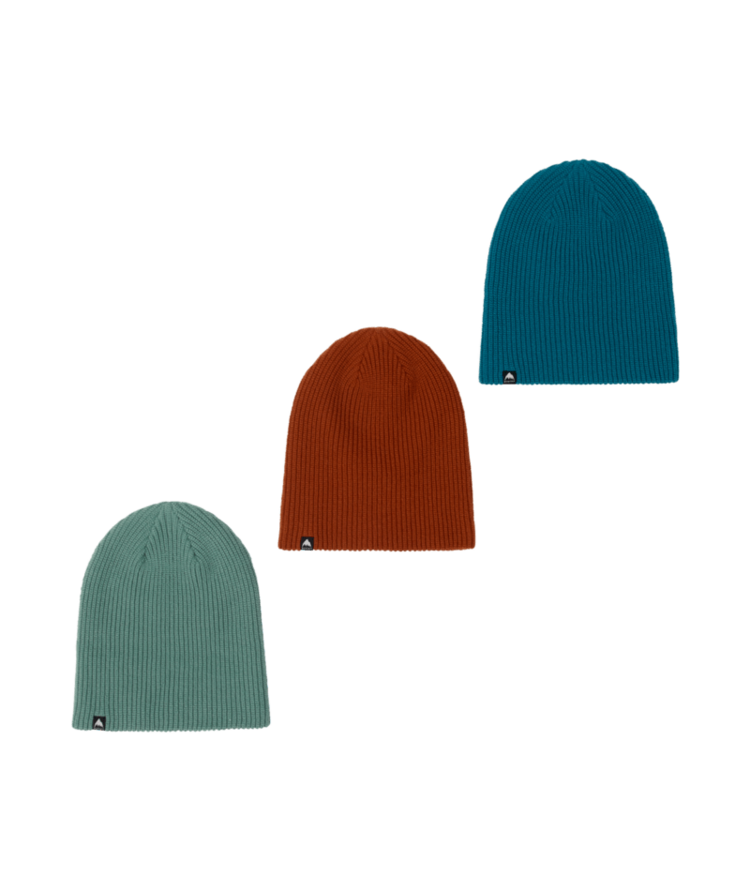 BURTON BURTON Recycled Dnd Beanie (3 Pack) Chestnut Brown/Blue Teal/Soft Sage