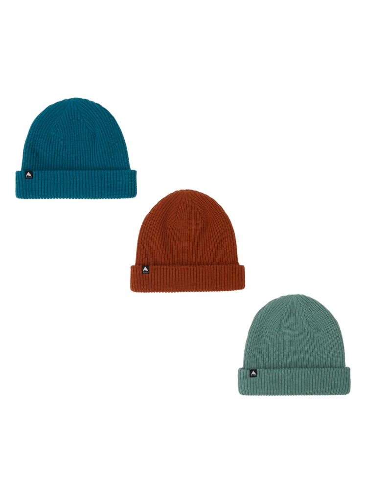 BURTON BURTON Recycled Dnd Beanie (3 Pack) Chestnut Brown/Blue Teal/Soft Sage