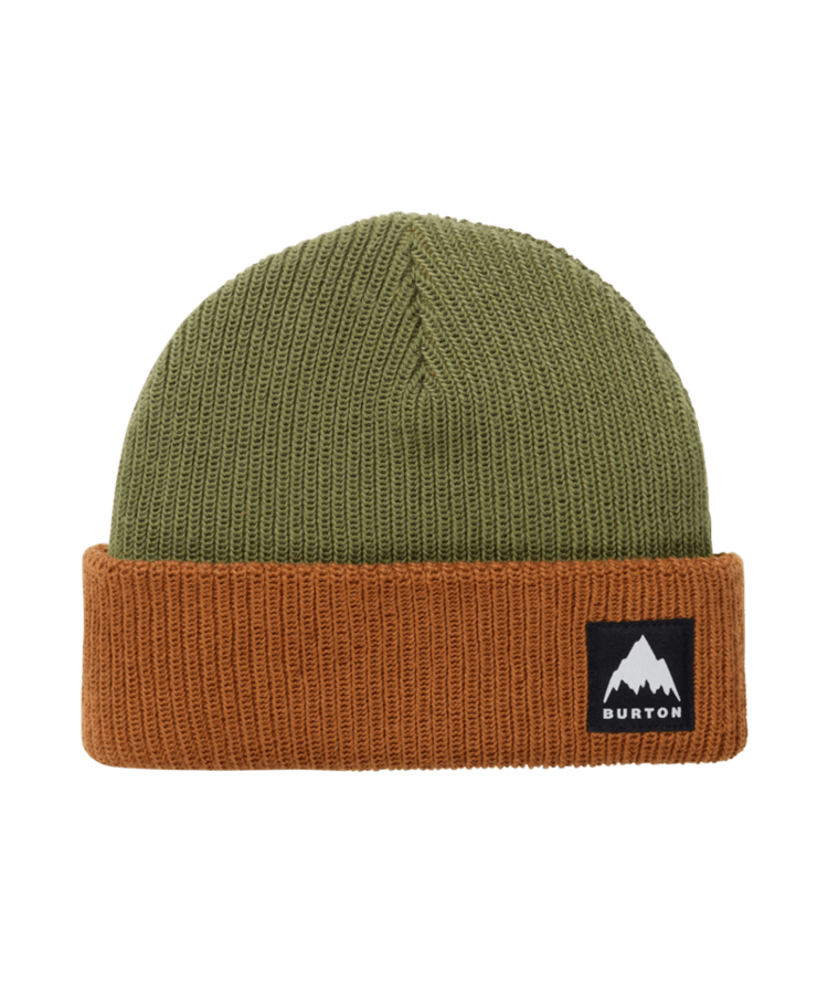 BURTON BURTON Recycled VT Beanie Forest Moss/Chestnut Brown