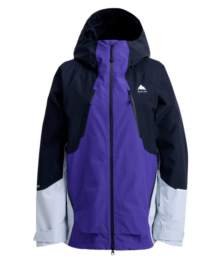 BURTON BURTON Women's Reserve Gore-Tex 2L Jacket Prism Violet/True Black/Gray Cloud