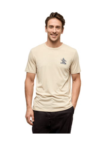 TENTREE TENTREE Men's Have You Seen Him T-Shirt Warm Oak Heather/Midnight Blue