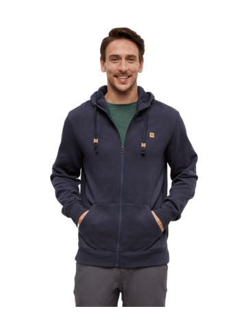 TENTREE TENTREE Men's Reynard Zip Hoodie Midnight Blue