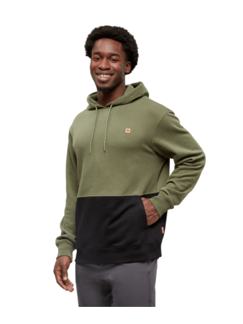 TENTREE TENTREE Men's Howson Hoodie Deep Olive/Meteorite Black
