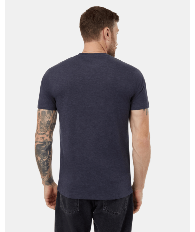 TENTREE TENTREE Men's Vintage Sunset T-Shirt Midnight Blue Heather/Arbutus