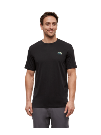 TENTREE TENTREE Men's Boreal Wildlife T-Shirt Meteorite Black/Boreal Bear
