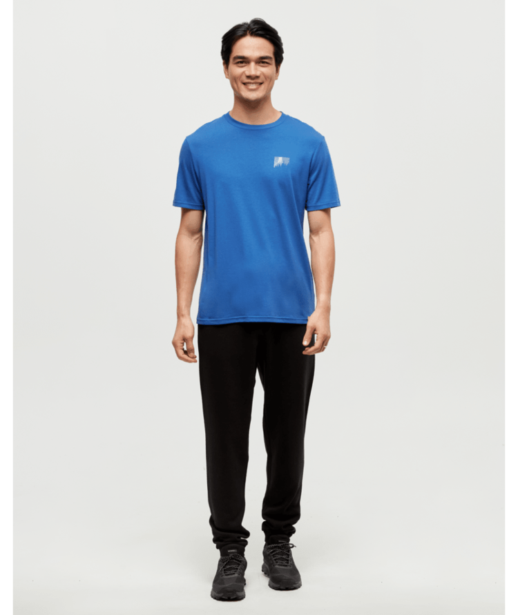 TENTREE TENTREE Men's Northern Aurora T-Shirt Seaport/Aurora Treeline