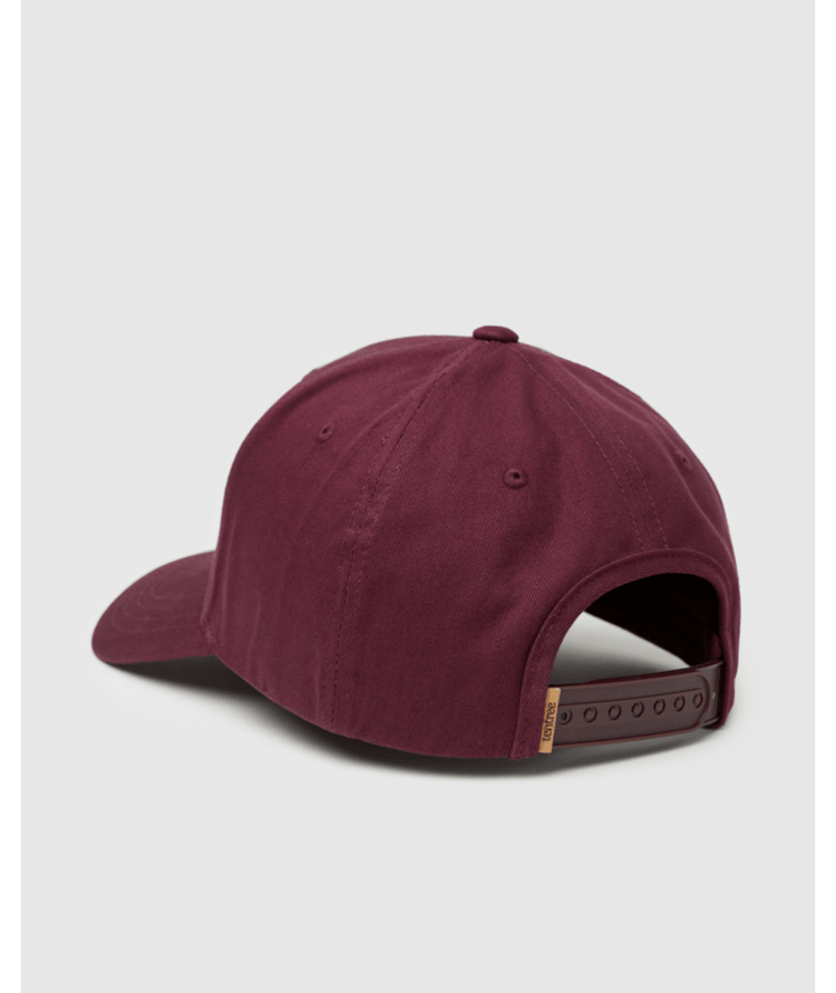 TENTREE TENTREE Juniper Cork Patch Elevation Hat Deep Burgundy/Cork Patch