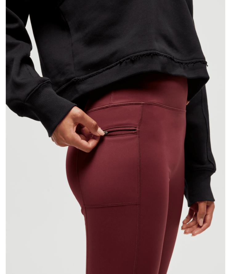 TENTREE TENTREE Women's Atlin Legging Deep Burgundy