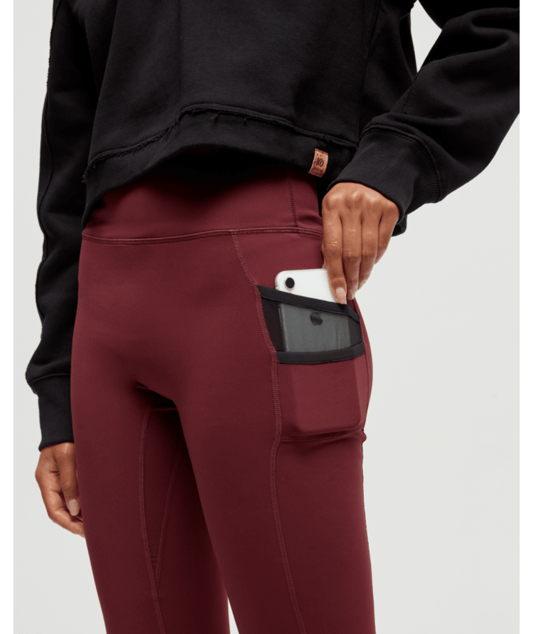 TENTREE TENTREE Women's Atlin Legging Deep Burgundy